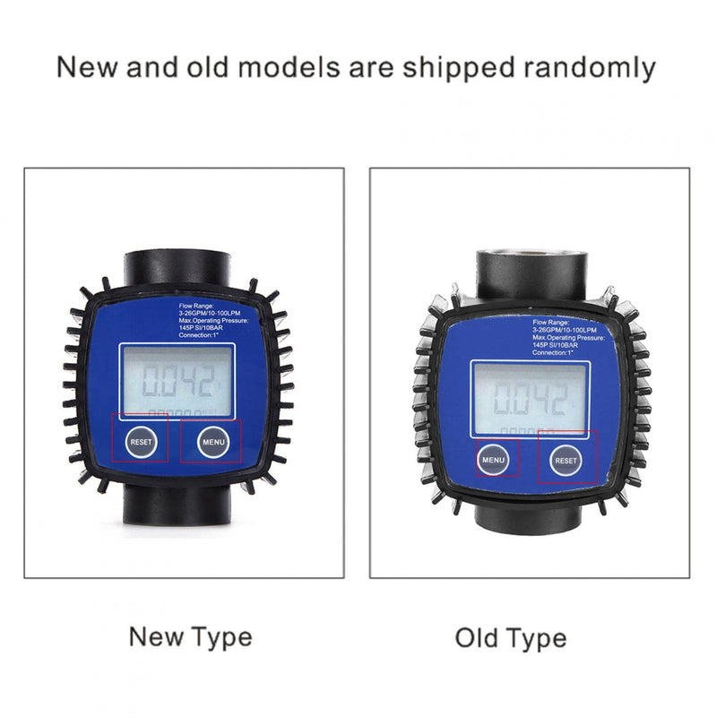 1 inch female thread digital turbine flow meter flow meter for water oil