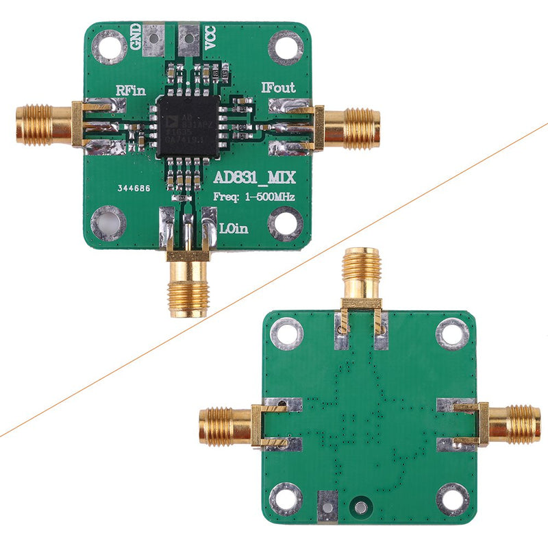 AD831 High Frequency Transducer RF Mixer Module 500MHz Bandwidth Mixing Dual Balanced Mixer Single Chip Radio Frequency Converter