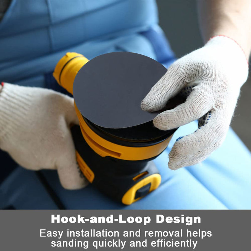 150mm sandpaper for polishing (grit 1000/1500/2000/3000/5000), 40 pieces 150mm sanding discs 6 inch sanding sheets for car paint work grit 1000/1500/2000/3000/5000