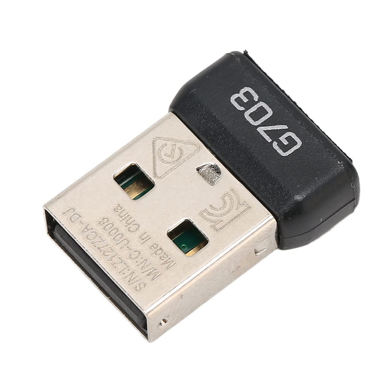Mouse Receiver, USB Mouse Receiver for G703 for Lightspeed Mouse 2.4G Technology Portable Mouse Adapter, Easy to Carry and Store