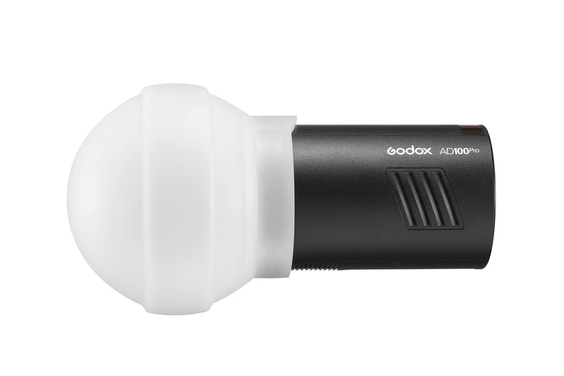 Godox AK-R22 Diffusion Dome Flash Diffuser Modifier, Collapsible Soft Light Diffuser for Godox V1 V1-C V1-N V1-S V1-F V1-O V1-P Round Head Flash, AD100Pro and AD200Pro(with H200R) Speedlight