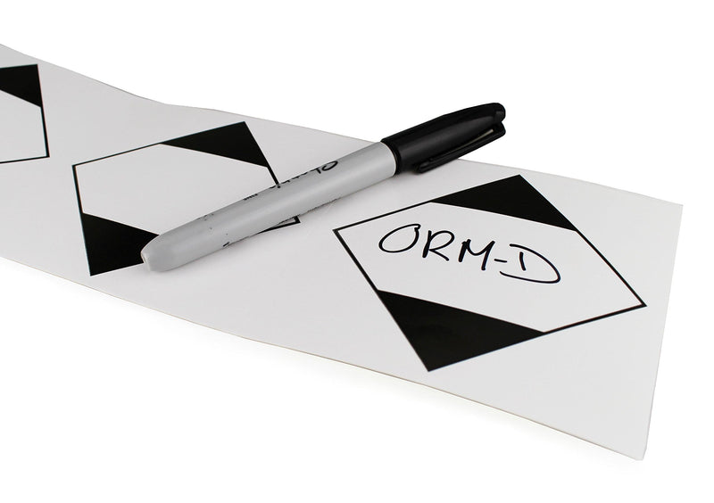 ChromaLabel 4 x 4 inch Ground ORM-D Shipping Labels, 250 Labels per Roll