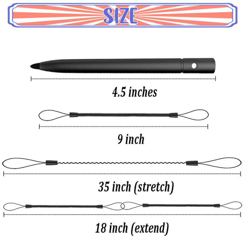 4.5 Inch Colorful Replacement Pens for Doodle Board, LCD Writing Tablet, Drawing Pad, Electronic Writing Board (Pink/Blue/Black-7 Pack)