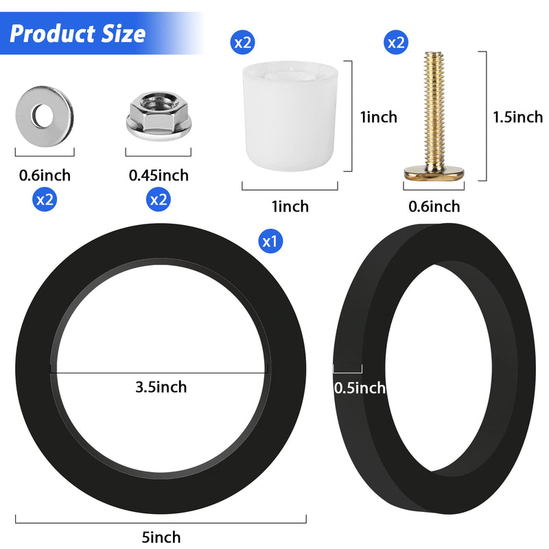 RV Toilet Seal Replacement for Dometic 300/310/320 Toilet, RV Toilet Gasket Parts Flange Seal Kit 1PCS