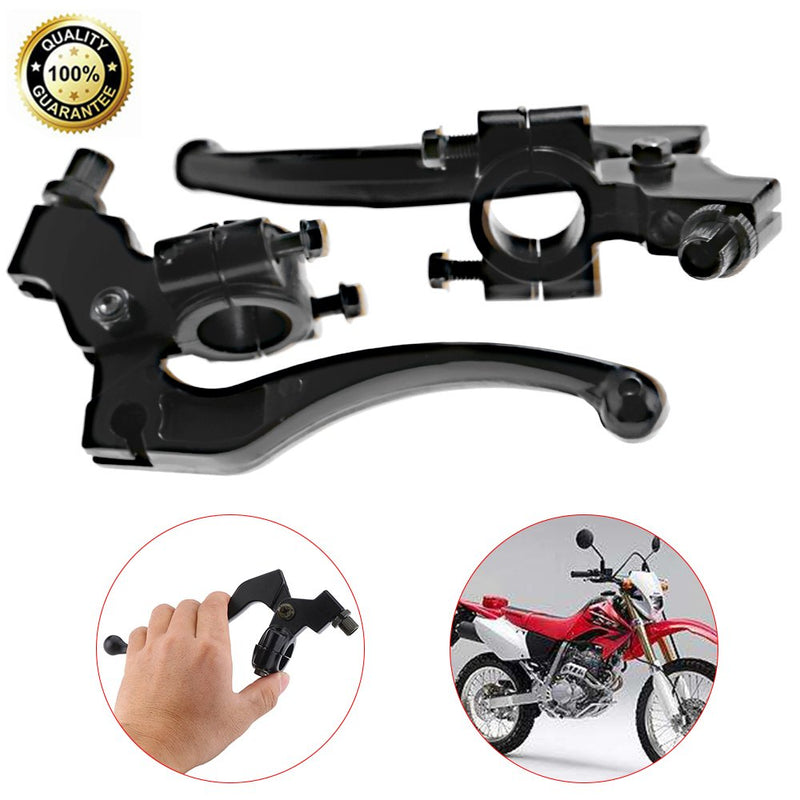 Left & Right Handle Bars Brake Clutch Handle Lever Perch Replacement for Honda C200 CR100 CR250 CR80R CRF100F CRF250L CRF450R XL100 XL250 XR100 XR250