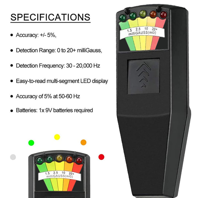 PNGOS K2 EMF Magnetic Field Anti Radiation Test Device Detector Radiation Detector Ghost Hunting Paranormal Equipment Tester