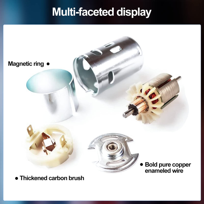 775 DC Motor, 12V DC Motor, High Torque DC Motor, Max 20000RPM, Double Ball Bearing, Quiet Power Wheels, Motor Upgrade DC Motor (with Bracket) (D Shaft Motors) D Shaft Motors