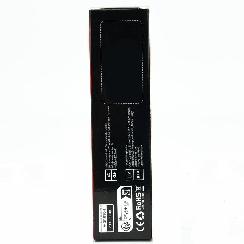 KAIWEETS Non-Contact Voltage Tester AC (AC Voltage Only) HT100s with Digital Display of Voltage Strength in Percent, Electric Test Pen Phase Tester (Dual Sensitivity 12~1000V/70~1000V)