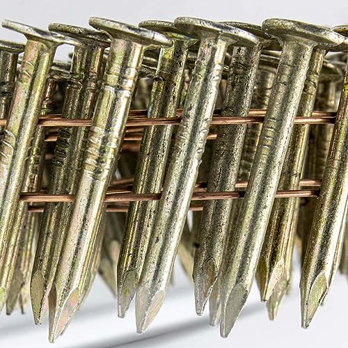 1-1/4" x .120" - 15 Degree - Wire Weld Coiled Roofing Nails - Electro-Galvanized - Small Box ~360 Nails 1¼" x .120"