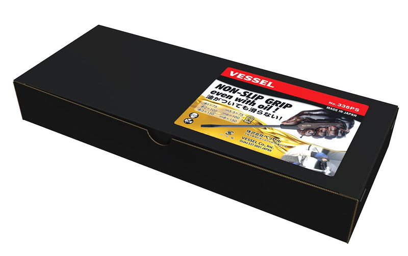 Vessel Woody Penetrating Screwdriver Non-Slip Grip Set of 6 (Boxed) 336PS Set of 6 (Boxed)