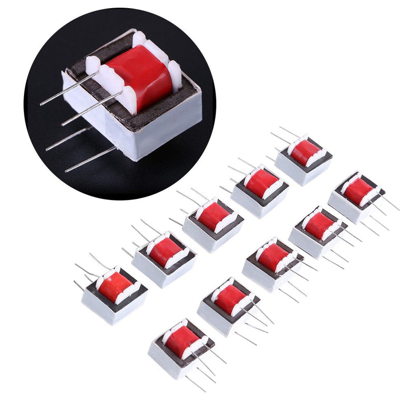 10Pcs Audio Transformers 600:600 Ohm 1:1 EI14 Isolation Transformer