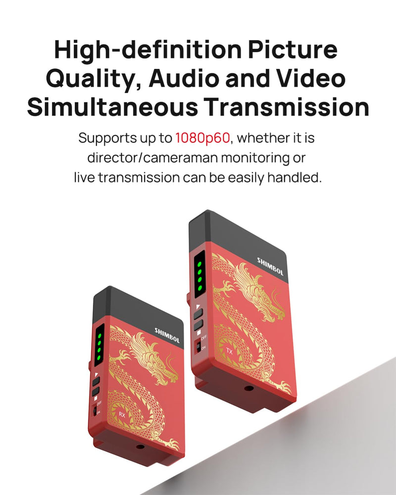 Wireless Video Transmission System TP Mini HDMI Transmitter and Receiver 0.07s Latency 600ft Range