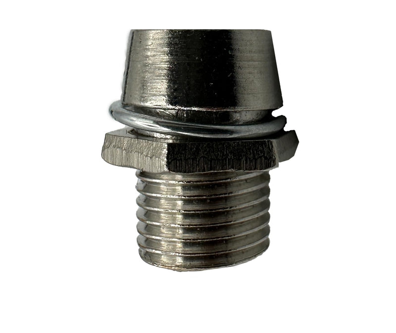 LUMETHEUS LED socket 5 mm metal silver 50 pieces set - holder/base for light-emitting diodes lamp holder with thread mounting rings metal socket 5 mm - 50 pieces