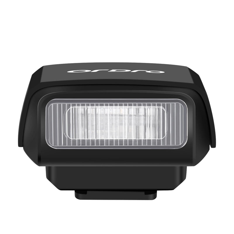 ORDRO FL-10 Mini Camera Flash Camera Flash Speedlite for Fuji/Sony/Nikon/Canon, Digital Film Cameras, Portable Mini hot Shoe Flashlight for DSLR Cameras.