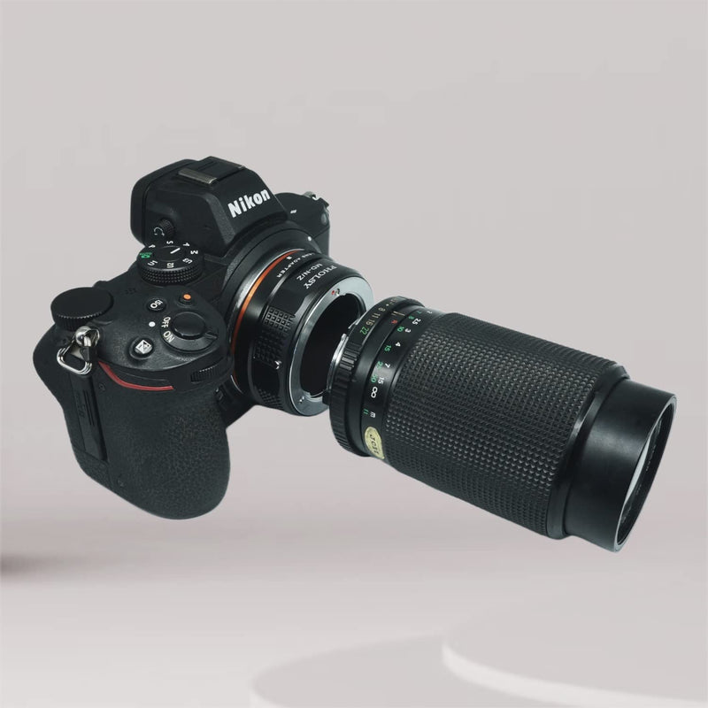 PHOLSY Lens Mount Adapter Compatible with Minolta Rokkor MD/MC/SR Lens Compatible with Minolta MD to Nikon Z Mount Camera Body Compatible with Nikon Z fc, Z30, Z9, Z8, Z6II, Z7II, Z6, Z7, Z5, Z50