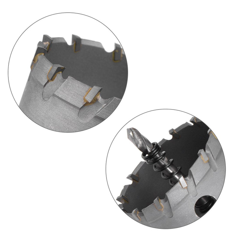 sourcing map Carbide Hole Cutter, Hole Saws for 5mm Stainless Steel Sheet Metal 58mm 58mm