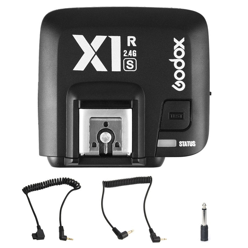 Godox X1R-S 2.4G TTL High Speed Sync Wireless Remote Flash Receiver Compatible for Sony Camera with CONXTRUE USB LED (X1R-S Receiver)