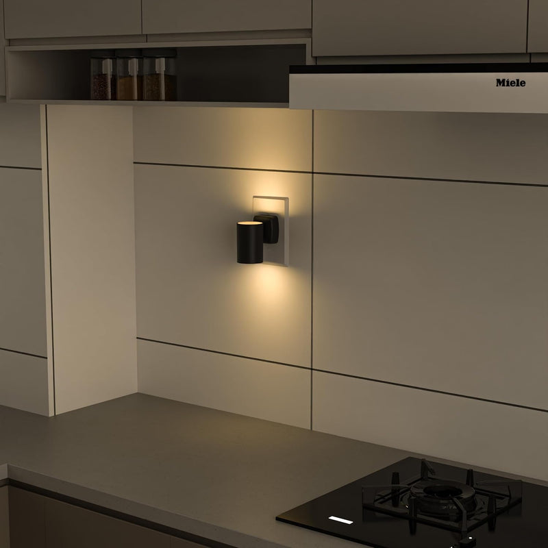 ETL Certified 2700K Night Lights Plug into Wall, Modern Plug in Night Light, Dusk to Dawn Light Sensor Nightlight, Warm White, Adjustable Brightness, Night-Lights for Hallway,Bathroom, 8 Pack 8 Pack Warm White 2700K