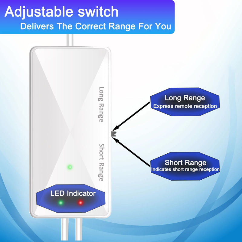 TV Antenna Amplifier Signal Booster, High Gain Powerful Antenna Booster for TV Antennas Indoor Outdoor, Clear Up Pixelated Amplifier, Adjustable Reception Range, USB Power (WTE18) WTE18