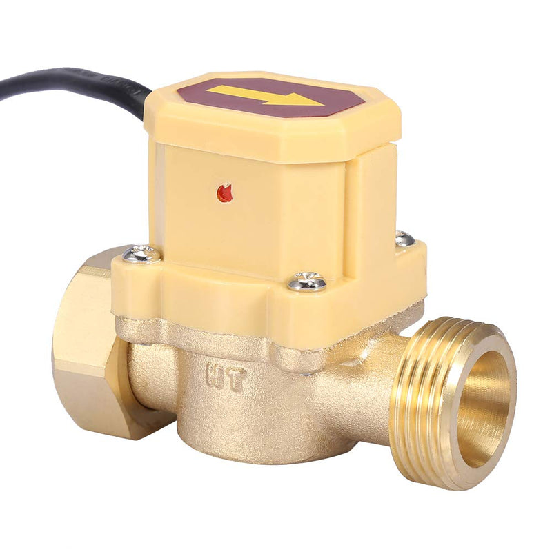 Flow Sensor Switch Thread G3/4-G3/4 Water Pump Adjustable Flow Sensor Pressure Automatic Switch 220V (Model: HT-200)
