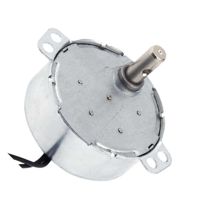 Synchronous Motor, 50/60Hz Frequency 220-240V AC Synchronous Motor Gear Motor 4W Gear Motor CW/CCW, Pyramid Motor Quiet for Microwave Oven Turntable (2.5-3RPM) 2.5-3 rpm