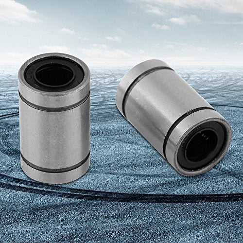 Linear Motion Ball Bearing,10pcs LM8UU 8mm steel Linear Motion Ball Bearing Slide Block For Linear Guide Rail/3D Printer/Engraving Machine