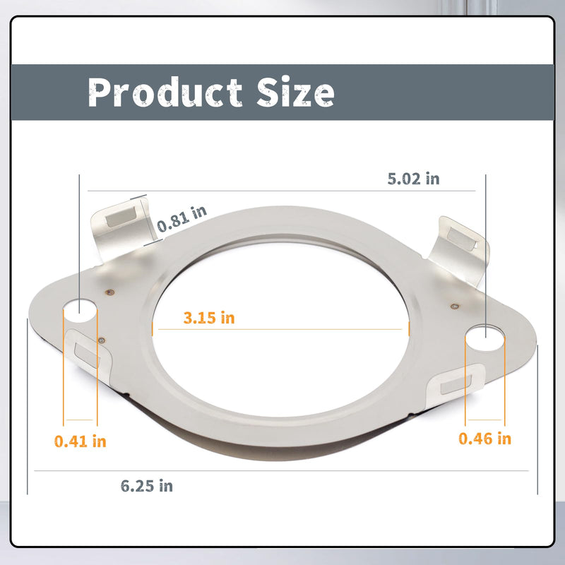 Upgraded 68505222AA Exhaust Pipe Gasket Compatible with Dodge RAM 1500 3.6L & 5.7L 2019 2020 2021 2022