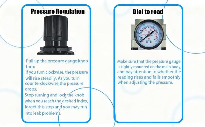 LTPC 1/2" NPT Compressed Air Filter Regulator Combo Piggyback, 5 Micron Brass Element, Poly Bowl, Semi-Auto Drain, Metal Bracket, 0-150 psi AW4000-04