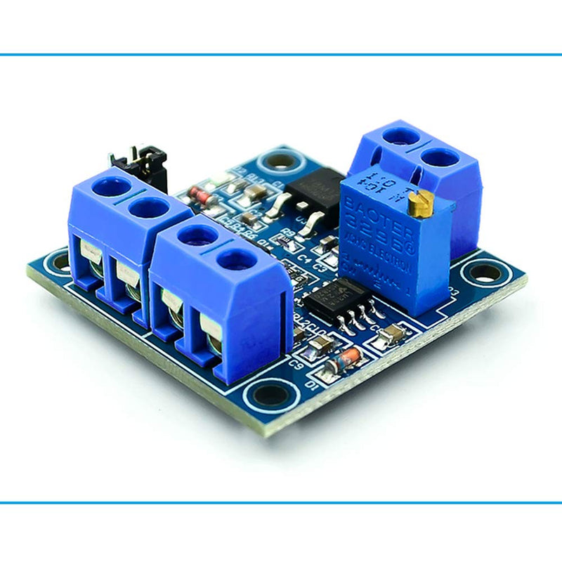 2Pcs PWM to Voltage Module 0% -100% PWM Converted to 0-10V Voltage Digital Analog Signal Converter for PLC Signal Interface Switching