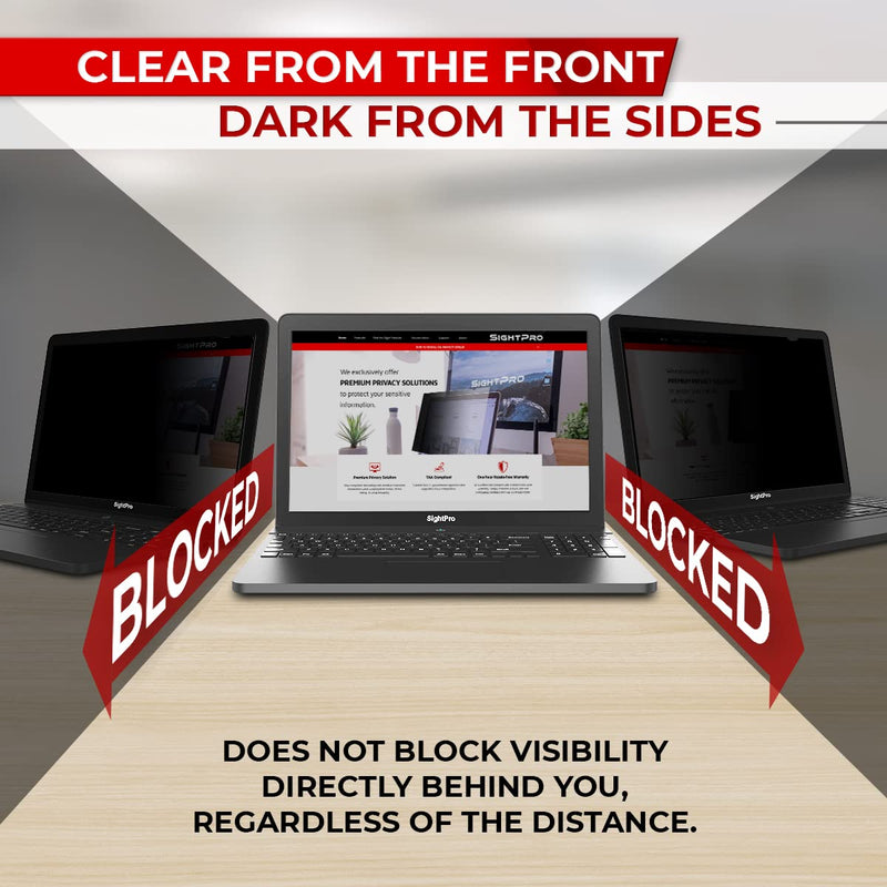14 Inch 16:10 Laptop Privacy Screen Filter - Computer Monitor Privacy Shield and Anti-Glare Protector 14 Inch (Diagonal) - 16:10 Aspect Ratio