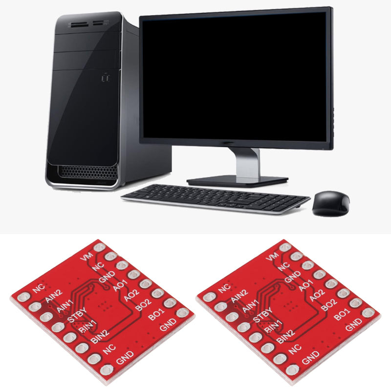 EMSea 5pcs DC Motor Driver Board DRV8833 for TB6612FNG for Computer Motor Fan Light 21 x 18 mm