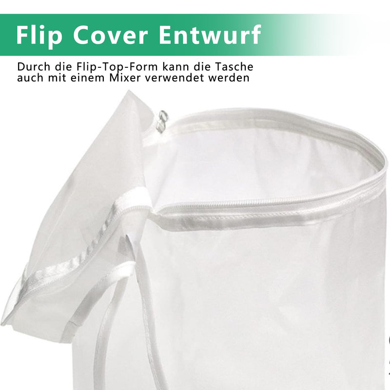 Bubble Bags, 2 Gallon 220 Micron Bubble Hasch Bag, Essence Extraction Bag Kit, Bubble Filter Bag, Bubble Zipper Bag for Herb Extraction, Juice Extraction, Wine, Garden