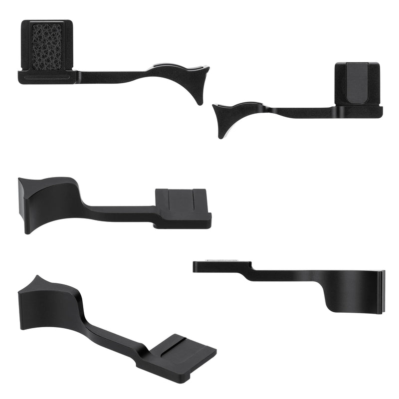 JJC TA-Q3 Thumbs Up Grip for Q3 Camera, Q3 Thumb Grip, Made of Premium Anodized Aluminium Alloy, Silicone Pad, Hot Shoe Grip for Q3, Weight 9G, Size 68.1 x 30.7 x 18mm 3