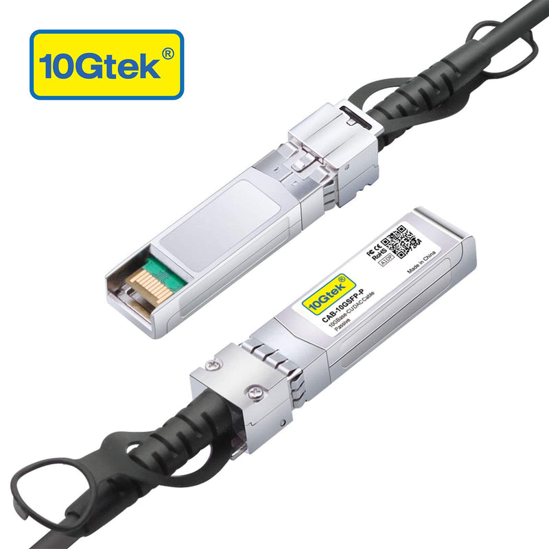 10Gtek SFP+ DAC Twinax Cable, Passive, Compatible with Force10 CBL-10GSFP-DAC-2M, 2 Meter(6.5ft) 2 Metre for Force10 1
