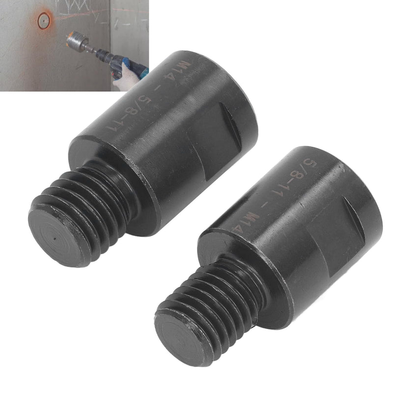 2 Pieces Converter Adapter, 5/8 Inch to M14 and M14 to 5/8 Inch Angle Grinder Converter Adapter for Angle Grinder, Polisher, Drill Connection Tool