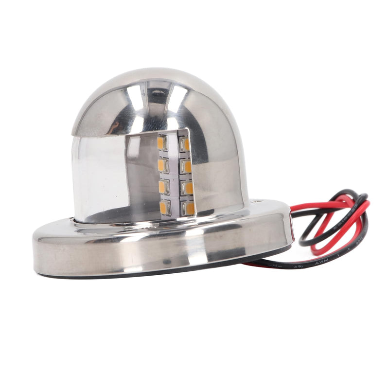 Walfront 135° White LED Stern Light for Boats 12V DC Marine Navigation Light IP66 2nm Visibility Yacht Anchor Light