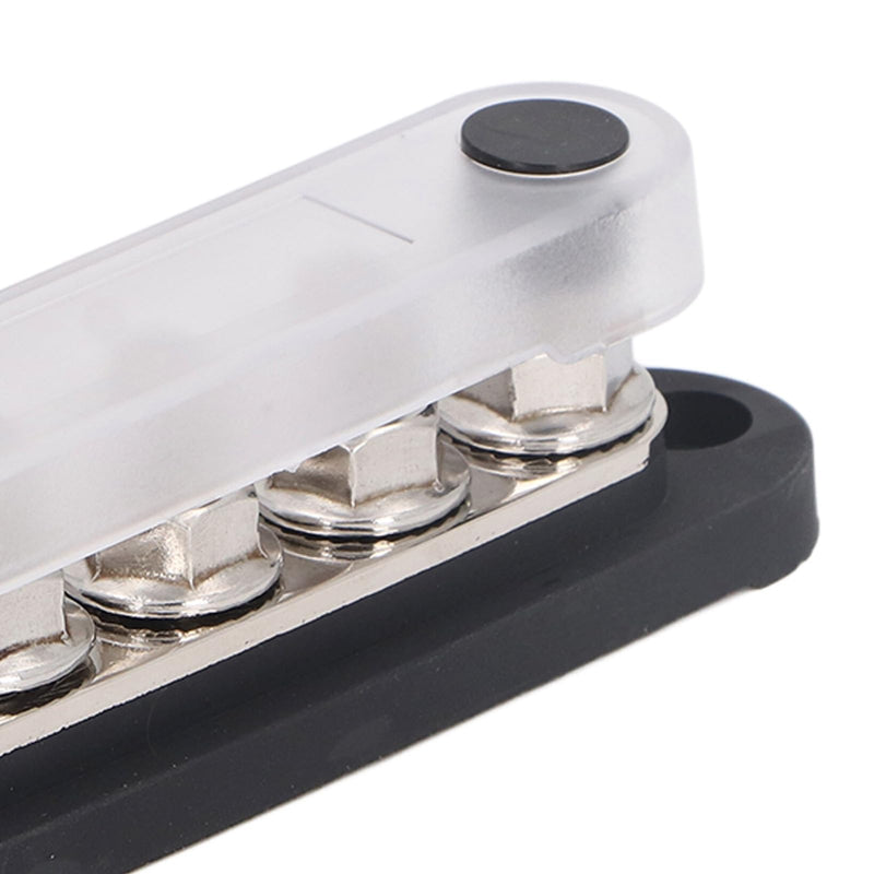 150A Bus Bar Terminal Block, 300VAC 48VDC Power Distribution, Stainless | Stainless steel and brass, nylon, 300VAC/48VDC, for automobiles and ships