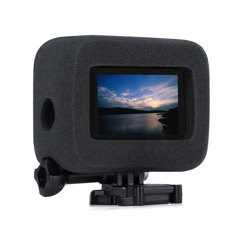 2-Pack Windslayer Cover Housing Frame Case for GoPro Hero 8 Black, Reduces Wind Noise for Optimal Audio Recording Windslayer for Hero 8 Black