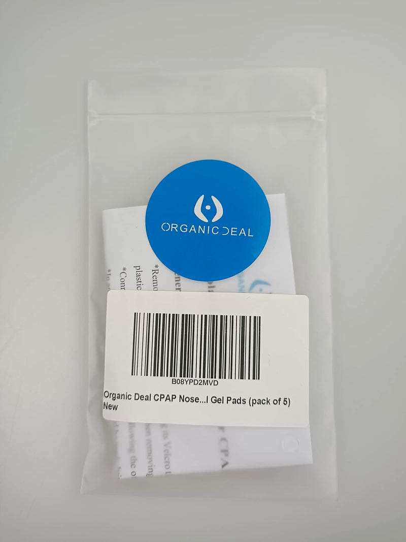 Organic Deal CPAP Nose Pads - CPAP Nose Bridge for Masks - CPAP Nose Pads Mask - Nose Pad - Protect Your Nose While Reducing CPAP Mask Leaks (Pack of 5)