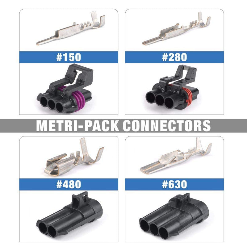 iCrimp Removal Tools for Weather Pack & Metri-Pack Connectors and Weather Pack Crimp Tool for AWG24-14