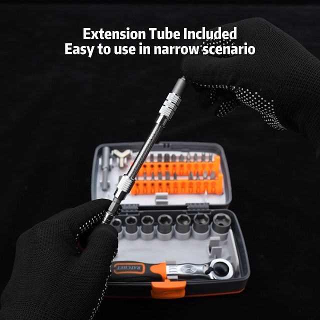 Ratcheting Screwdriver Set: KeenWise 38-in-1 Ratchet Screwdriver Tools Versatile Magnetic Tools for Mechanics and DIY Enthusiasts (2880B) 2880B