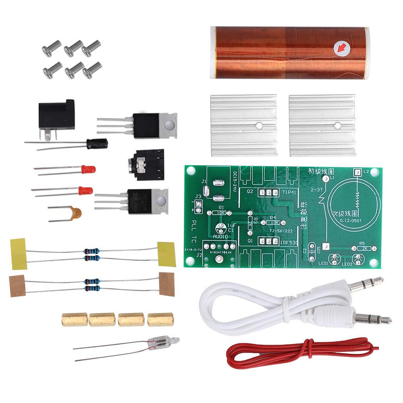 Tesla Coil Module Mini Tesla Coils Electric Module Plasma Speaker Unassembled DIY Electronic Kit Tool 15W DC 15-24V 2A Speaker Board