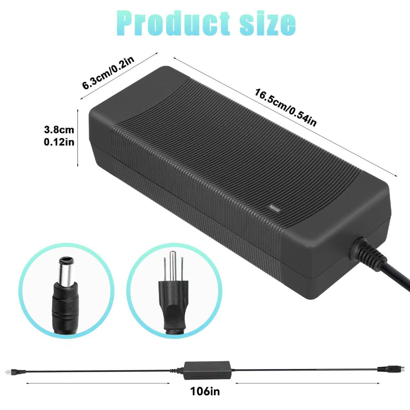 48v Power Supply /48V 2.5A Power Supply Adapter, DC Power Adapter for POE Devices, NVR DVR Network Switches