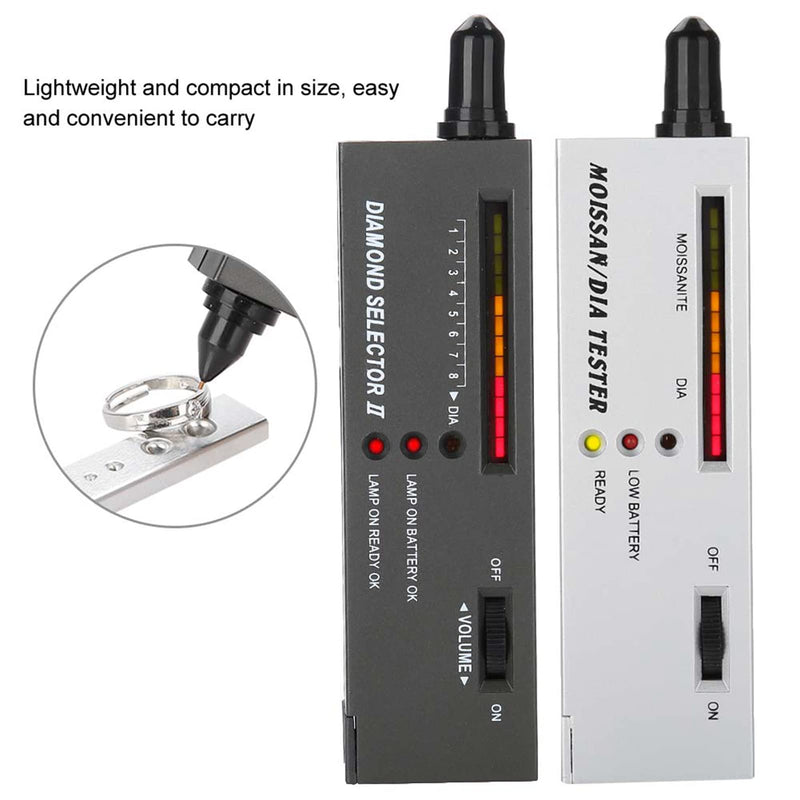 Jewelry Diamond Tester Set, Practical Diamond Selector II and Portable Moissanite Tester, Accurate Testing Tools
