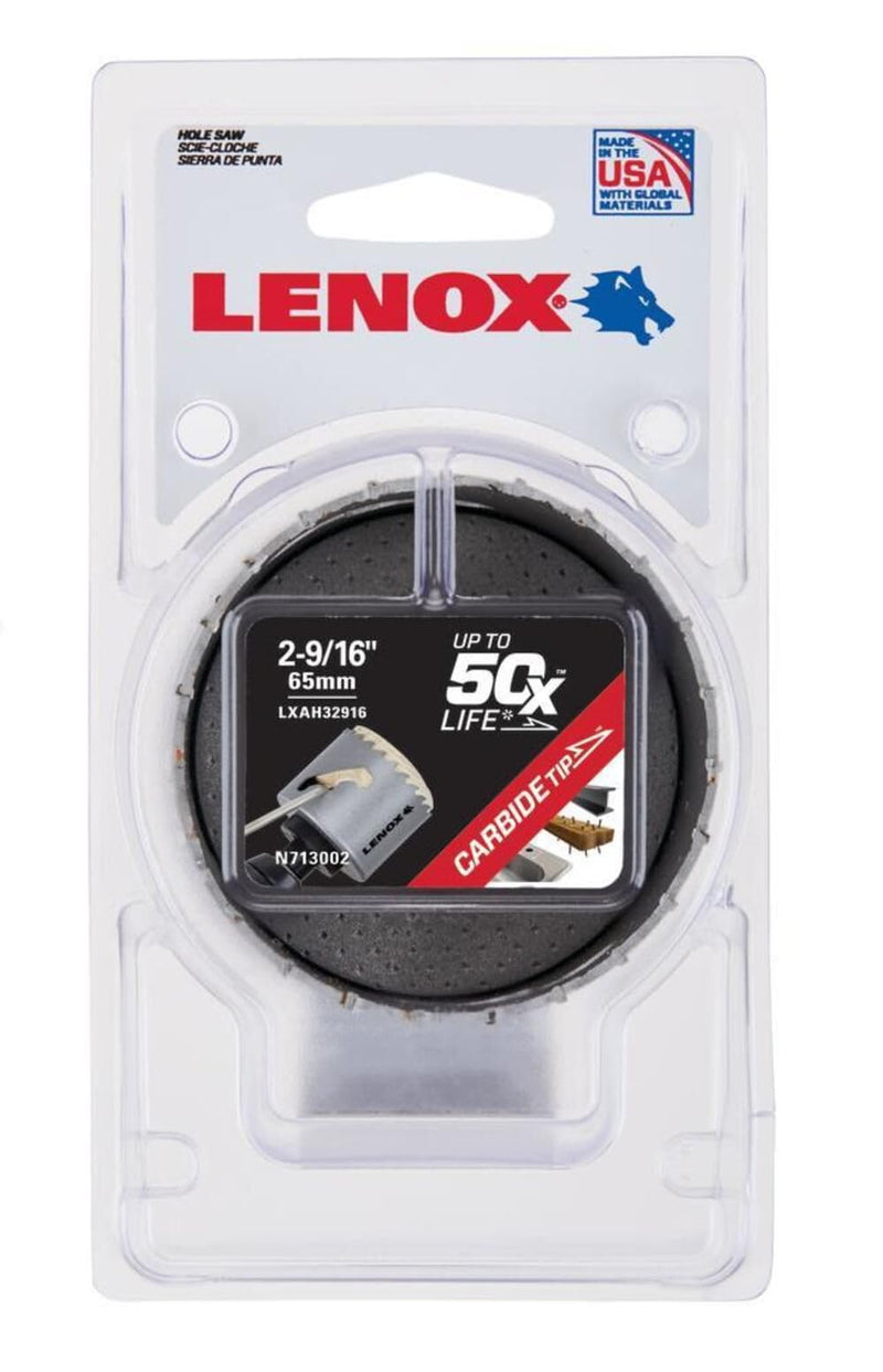 Lenox Hole Saw Carbide Tipped 2 9/16In 65Mm 2 9/16-Inch (65 mm)