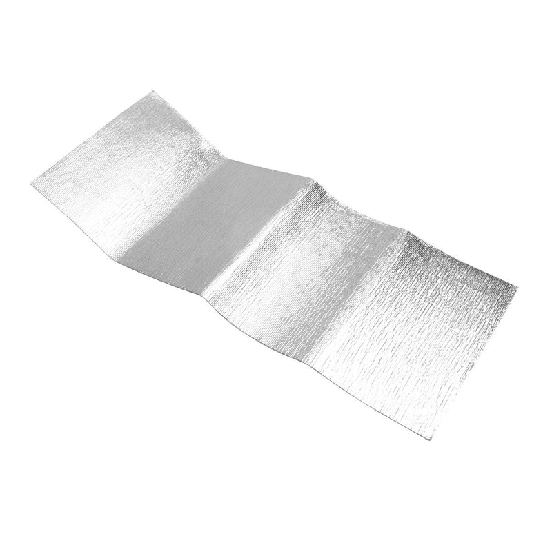 Aluminized Heat Shield Thermal Barrier Adhesive Backed Heat Sleeve (10'' X 24'') 10'' X 24''