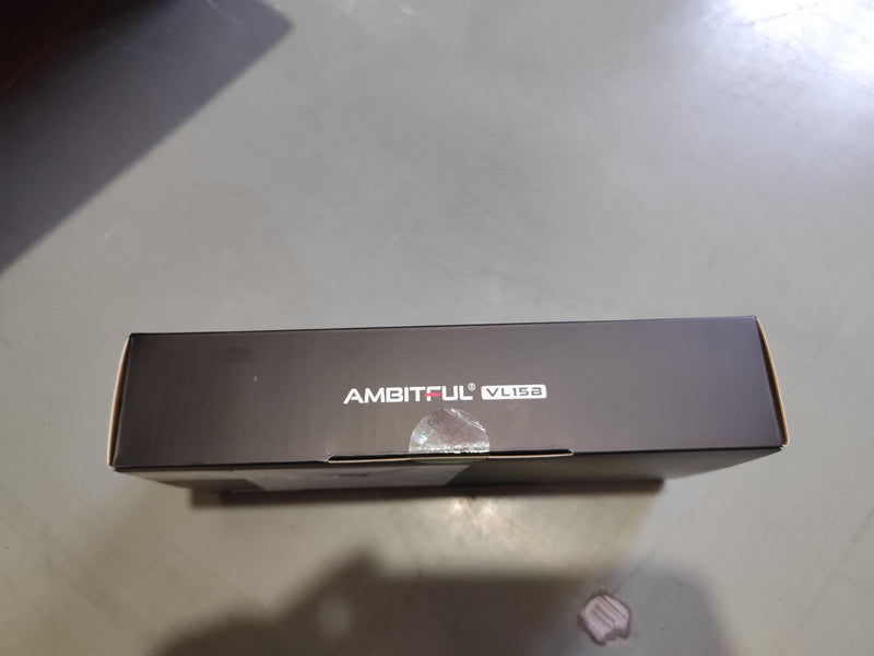AMBITFUL Video Lighting with APP Control, RGB Full Colour, 10 FX Effects, Hot Shoe Base for Photography Video Lighting Studio, CRI/TLCI 95+ （VL15C VL15C