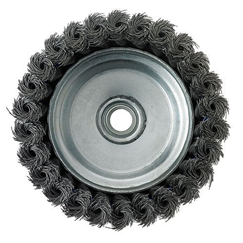 Mercer Industries 189080 - 5" x 5/8"-11 Knot Cup Brush, .020 Carbon Steel Wire