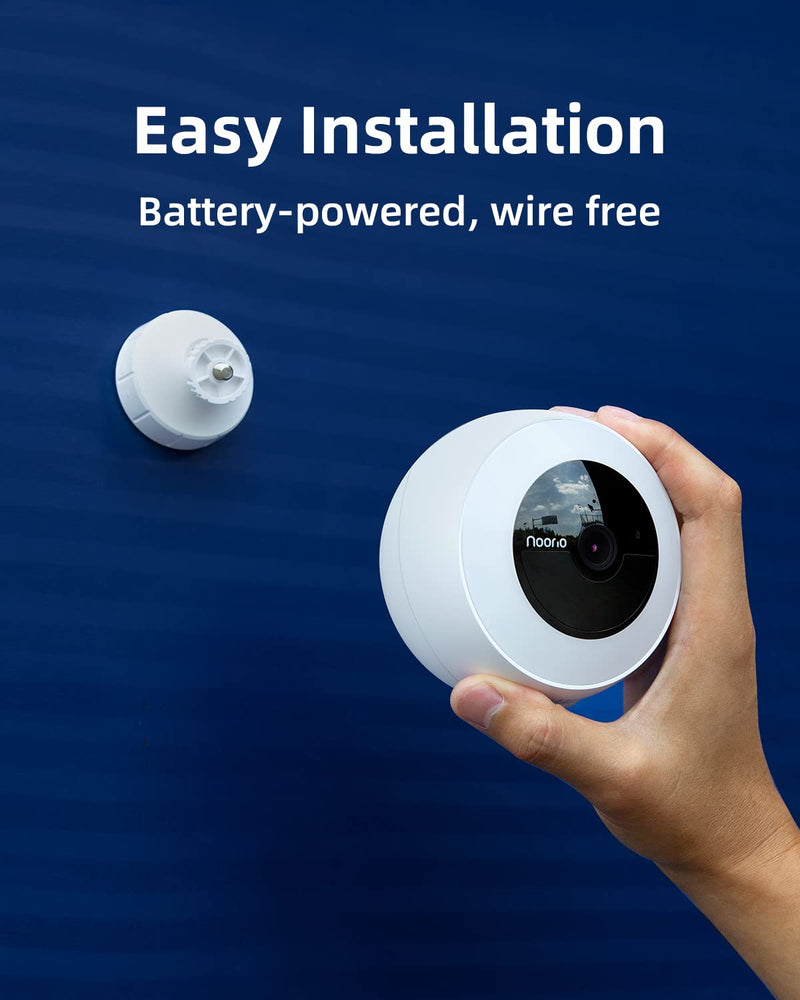 Noorio Home Security System with B310 Camera x1, Solar Panel x1,Solar Security Cameras Wireless Outdoor