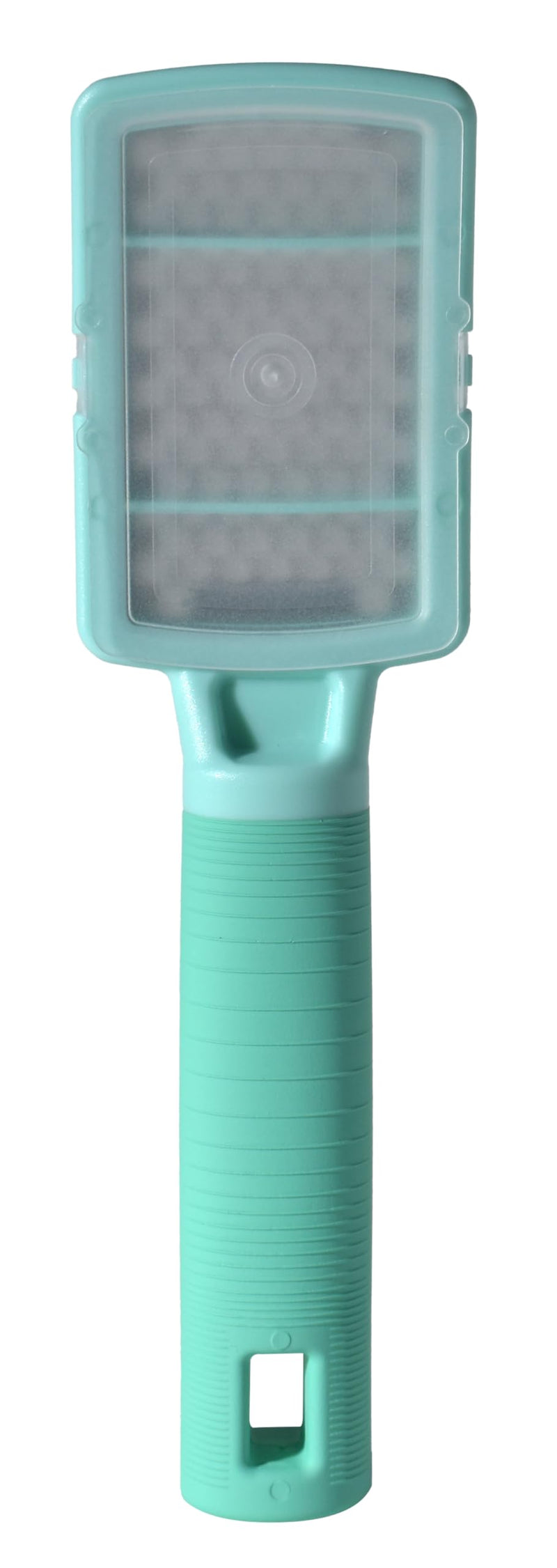 BETER Foot Free Callus Remover with Cradle, Calluses and Dead Skin, Stainless Steel Ergonomic Callus Remover for Smooth Feet and Heels Pedicure Turquoise